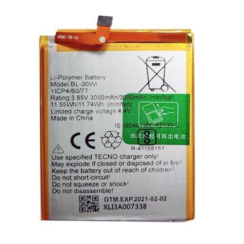 Battery for Itel S42 BL-30WI - Indclues