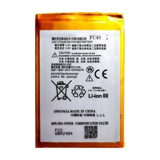 Battery for Motrola Moto G 3rd Gen FC40 - Indclues