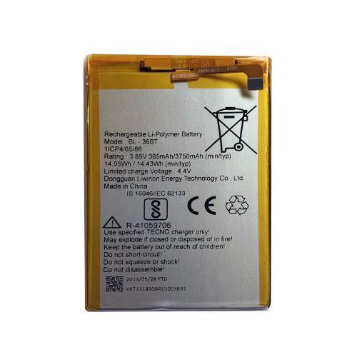 Battery for Tecno Camon I Air 2+ BL-36BT - Indclues