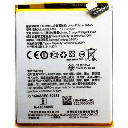 Battery for Oppo F7 BLP661 - Indclues