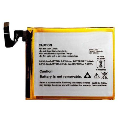 Battery for Micromax Canvas Spark Q380 - Indclues
